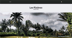 Desktop Screenshot of les-rizieres.com