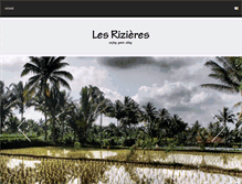 Tablet Screenshot of les-rizieres.com